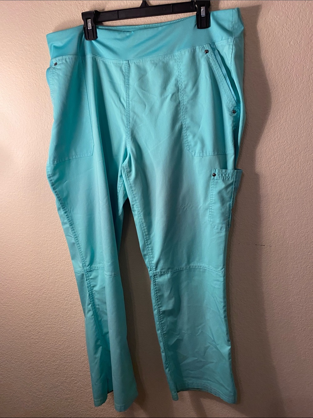 healing hands Aqua Blue Women's Scrub Trousers